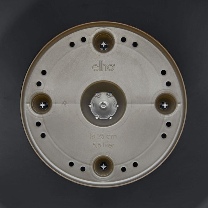 elho Loft Urban Rond 25 - Antraciet (Zwart) - Ø 25 x H 22 cm - Ideaal