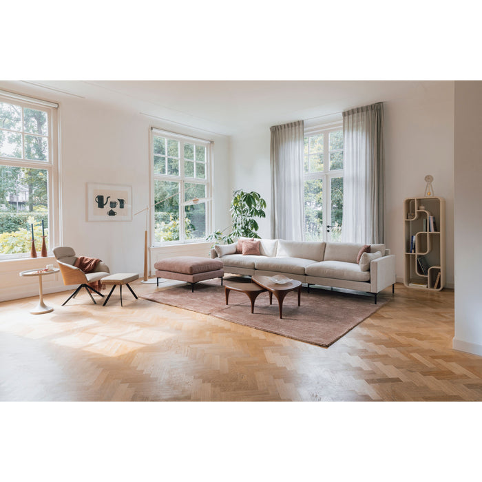 Zuiver Isla Salontafel Organische vorm Hout Walnoot Set van 2 - Bruin