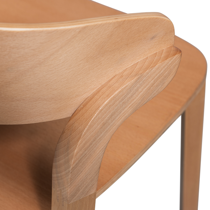 WOOOD Cras Eetkamerstoelen - Essenhout - Naturel - Set van 6