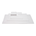 Houston Badmat White | 60 x 60 cm | Wit | Katoen