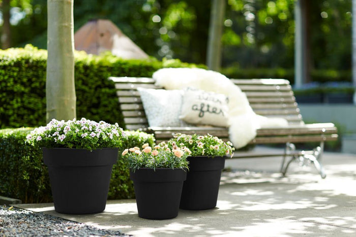 elho Green Basics Top Planter 47 - Living black (Zwart) - Ø 47 x H 40