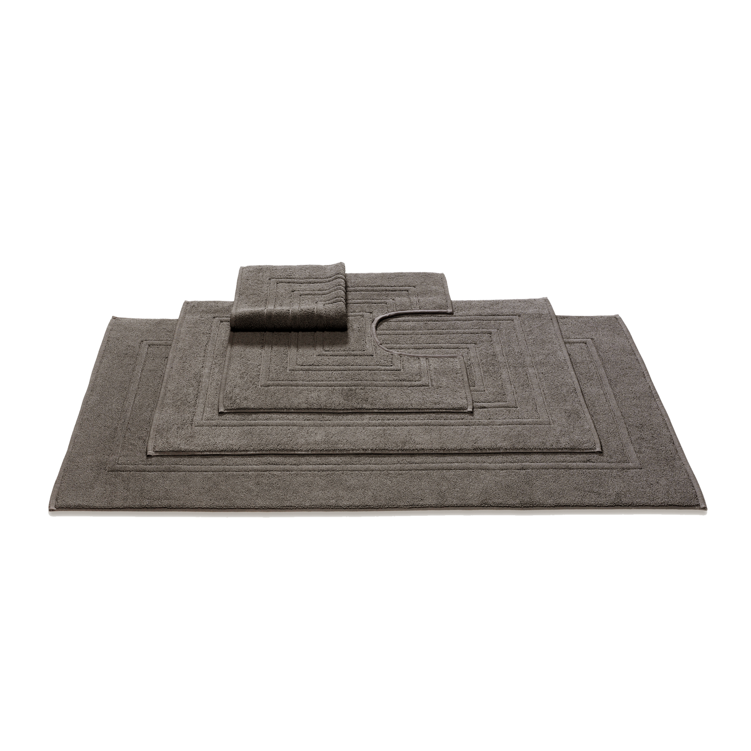 Houston Badmat Espresso | 60 x 60 cm | Bruin | Katoen