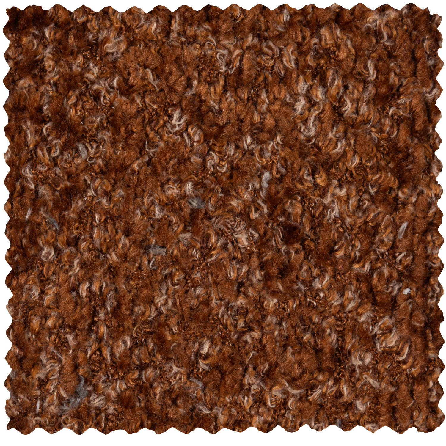 WOOOD Mojo Poef - Wollig - Roestbruin - 45x84x64