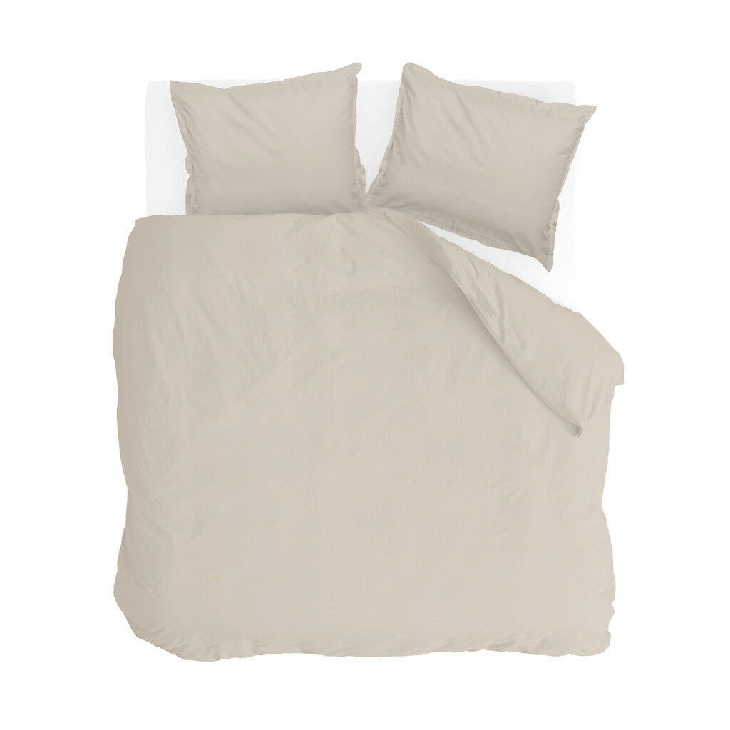 Walra - Dekbedovertrek Vintage Satin - 260x220 - Zand