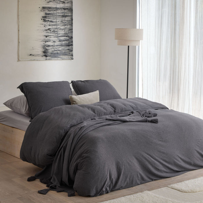 Walra - Dekbedovertrek Soft Comfort - 200x220 - Antraciet