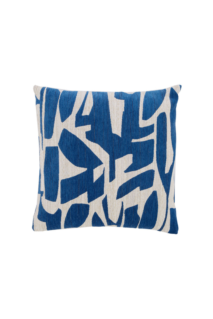 Light & Living - Sierkussen PEORIA - Ø45x10 cm - Blauw