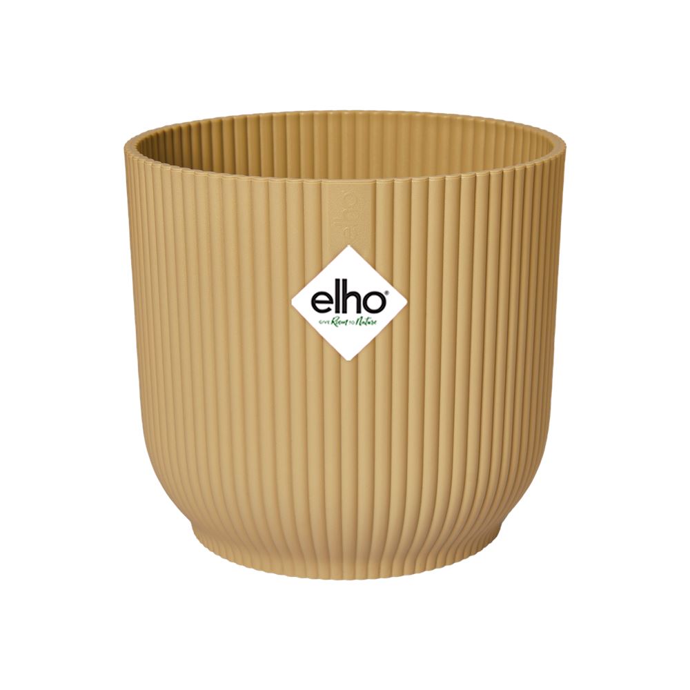 elho Vibes Fold Rond 18 - Botergeel (Geel) - Ø 18 x H 17 cm - Ideaal
