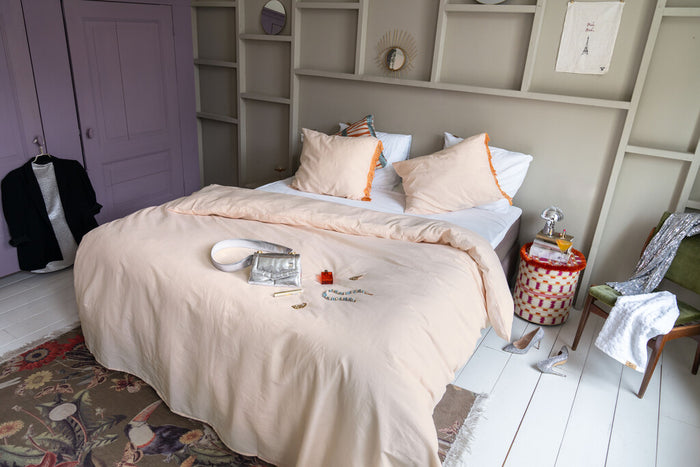 Dindi Home - Dekbedovertrek Funky Frills - 240x220 - Roze