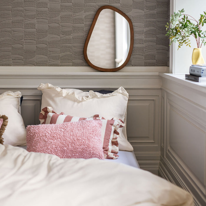 Dindi Home - Dekbedovertrek White Ruffle - 140x220 - Off White