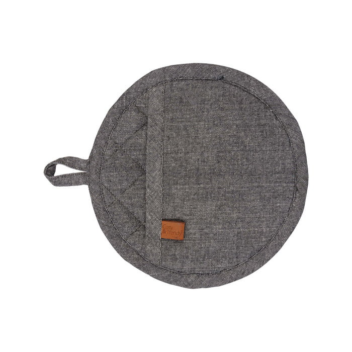 Cosy & Trendy Pannenlap Stoff Black Chambray