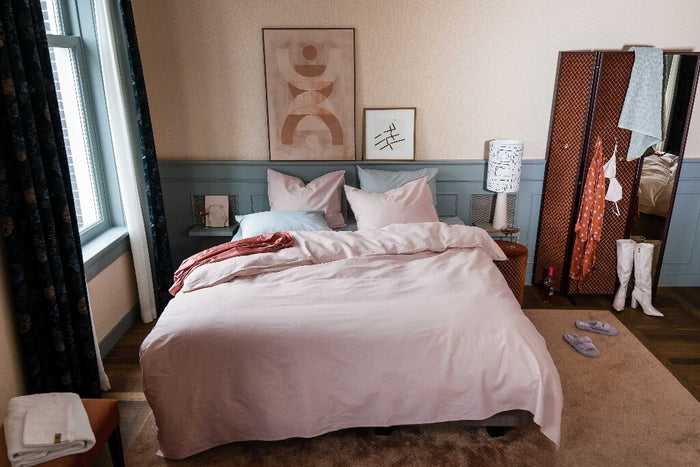 Dindi Home - Dekbedovertrek Forever Colours - 200x220 - Roze