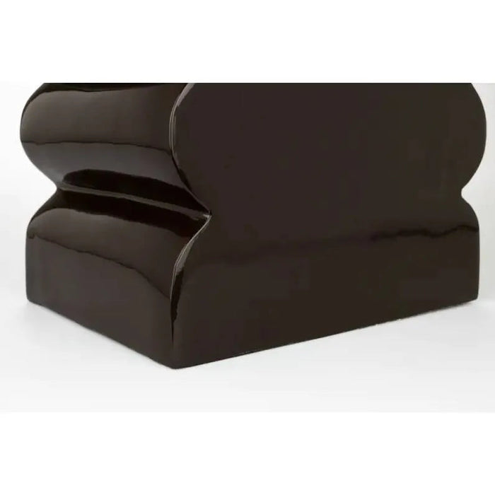 Zuiver Curves Krukje| Bijzettafeltje Shiny Brown - Bruin