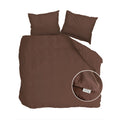 Walra - Dekbedovertrek Vintage Satin - 240x220 - Bruin