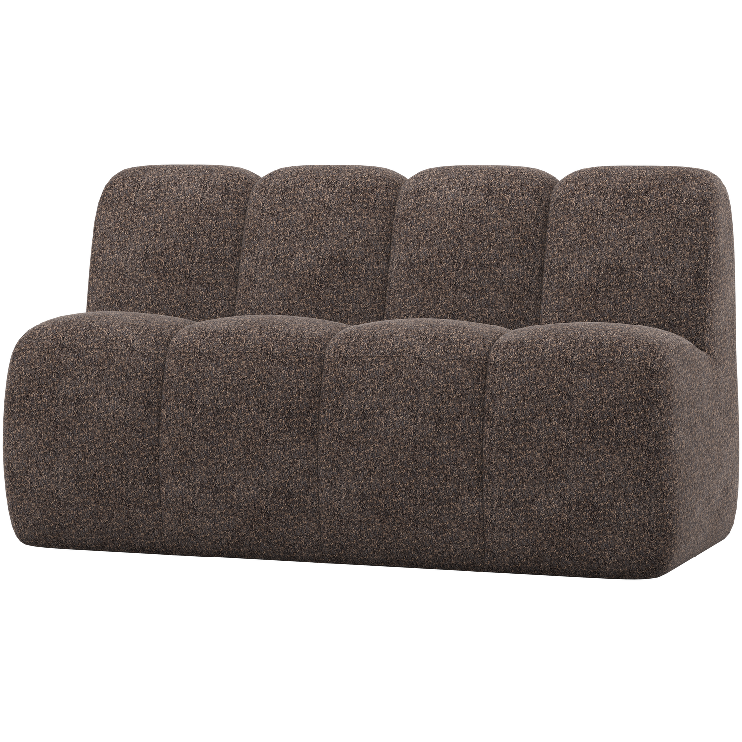 WOOOD Mojo Eetbankje 164 cm Met Rugleuning - Wollig - Bruin