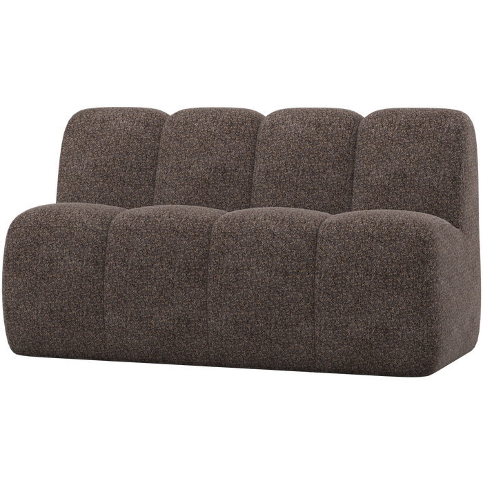 WOOOD Mojo Eetbankje 164 cm Met Rugleuning - Wollig - Bruin