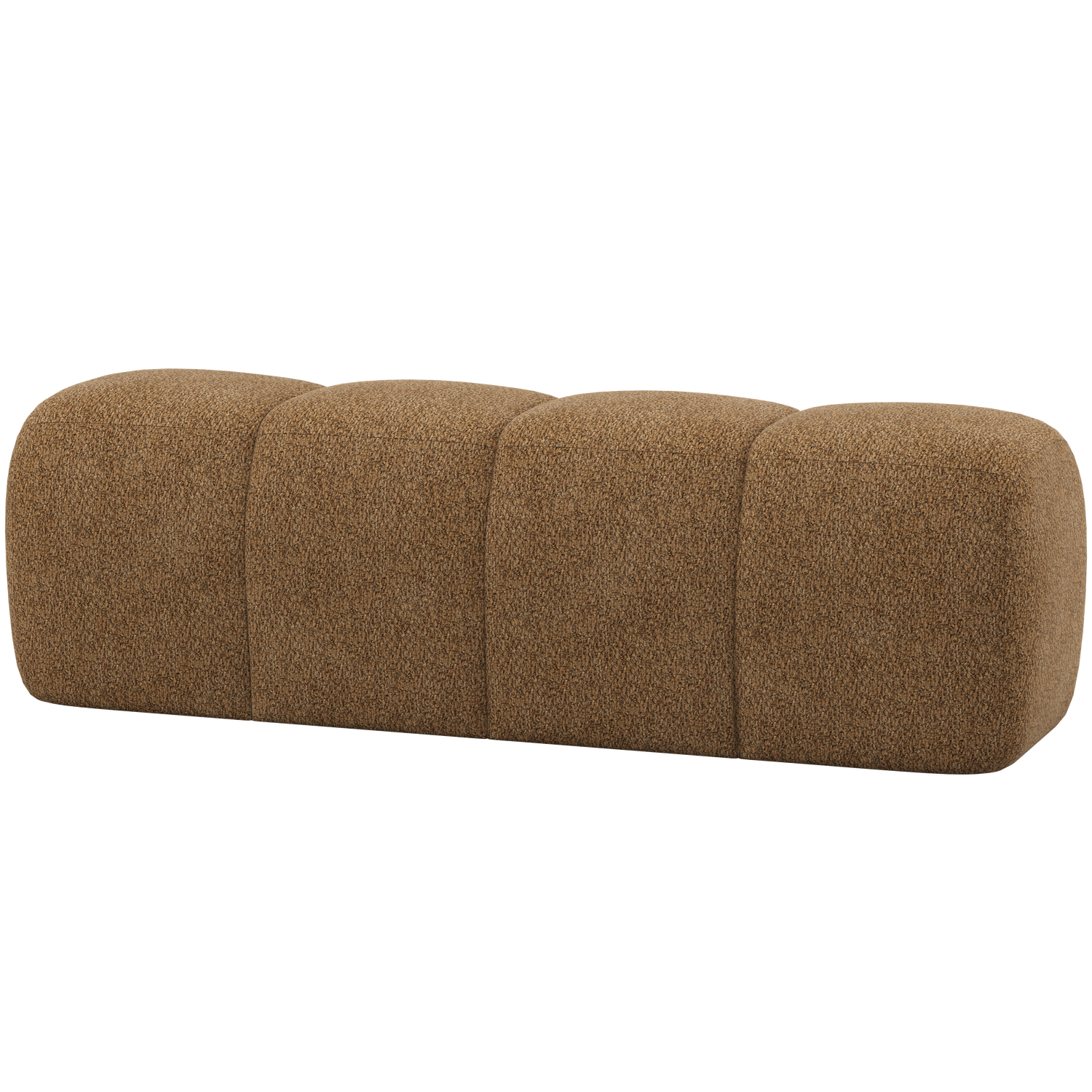 WOOOD Mojo Eetbankje 164 cm - Wollig - Honinggeel - 49x164x45