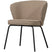 WOOOD Admit Eetkamerstoelen - Bouclé - Beige - Set van 6