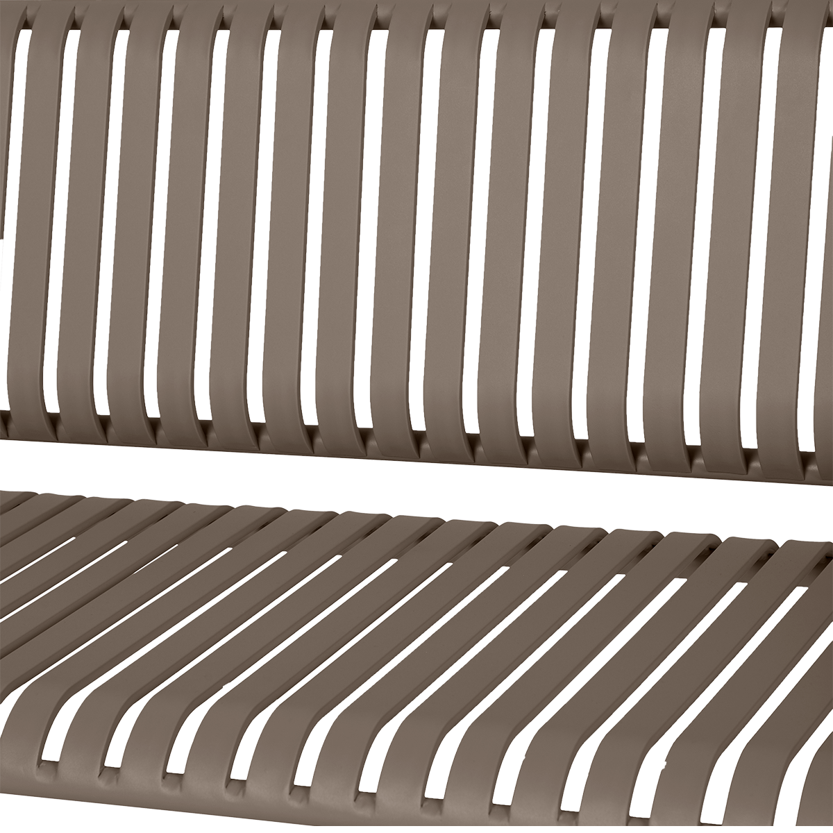 Lisomme Zahra Metalen Tuinbank Bruin