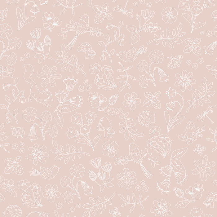 Little Dutch Fairy Wonders Behang Kinderkamer - Bloemen - 10mx53cm
