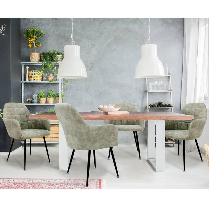 ECD Germany Set van 2 eetkamerstoelen Coli