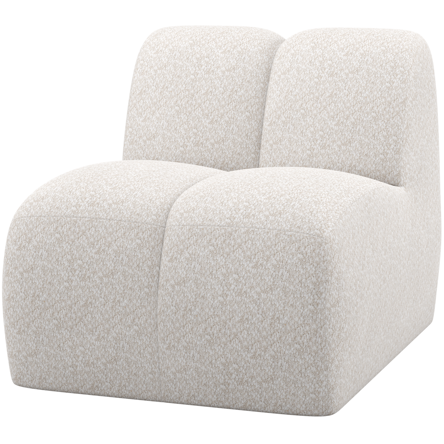 WOOOD Mojo 1-Zits Element - Wollig - Ecru - 74x84x97