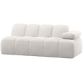 WOOOD Mojo 2-Zits Element Bank Arm Rechts - Wollig - Ecru