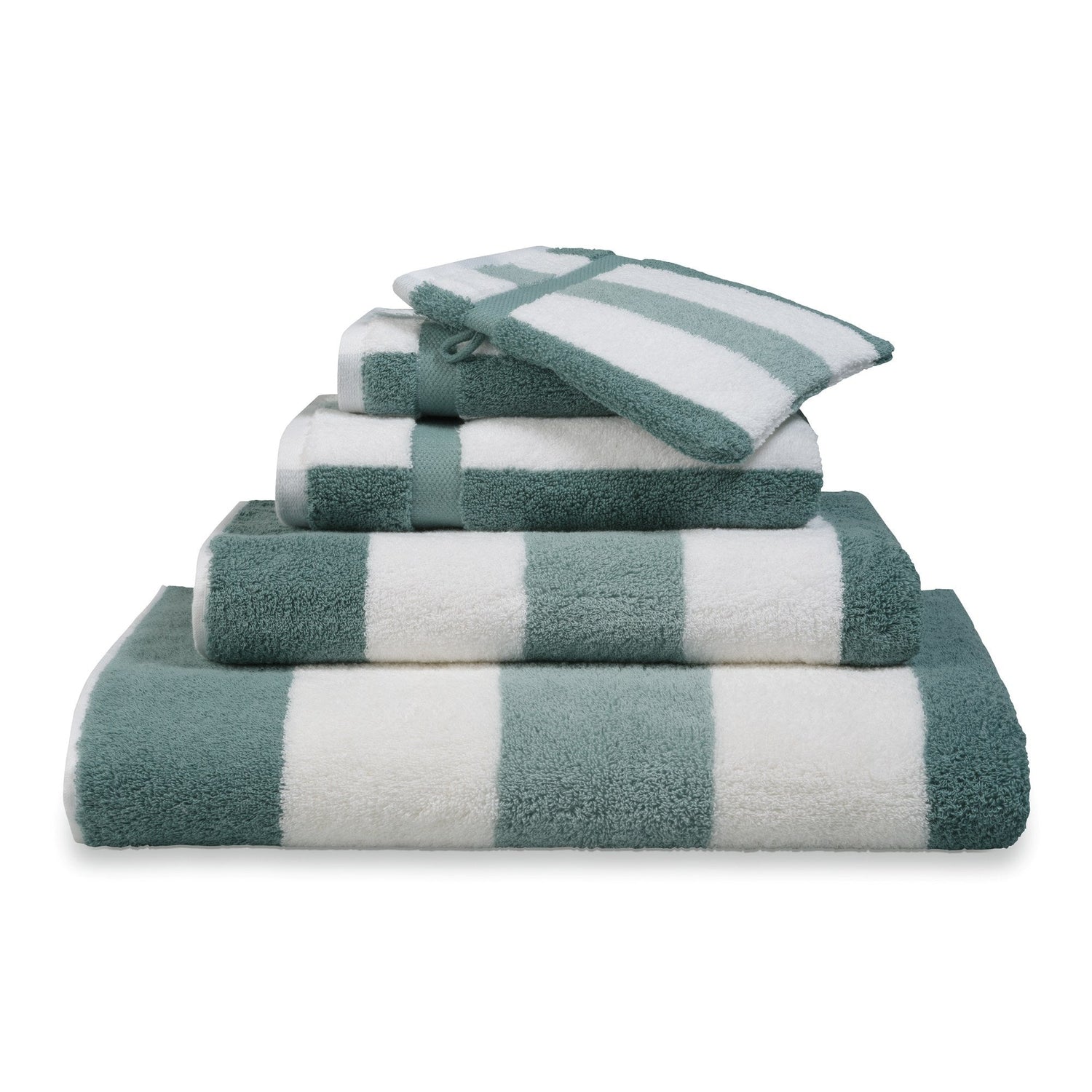 Vancouver Badtextiel Mineral Blue | 68 x 127 cm | Blauw | Katoen