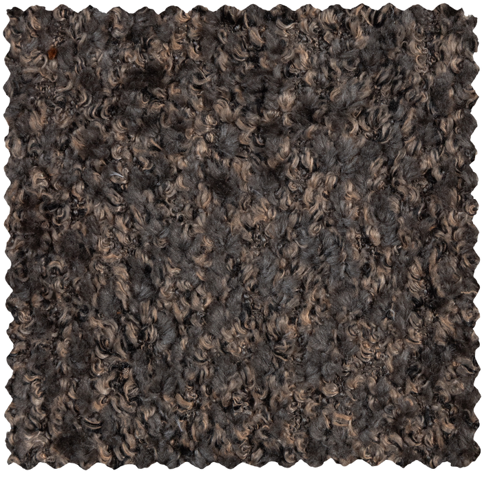 WOOOD Mojo Hoekbank Links - Wollig - Bruin - 74x310x230