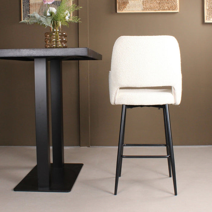 DS4U Lenon barkruk boucle 2.0 - 65 cm - ivoor