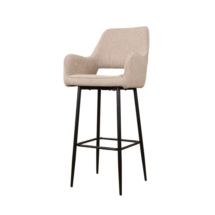 DS4U Lenon barkruk bouclé 2.0 - 75 cm - beige