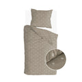 Walra - Dekbedovertrek Remade Rustic GraCe - 140x220 - Taupe