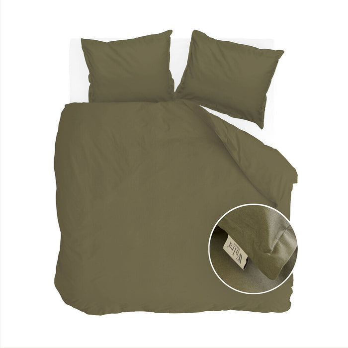 Walra - Dekbedovertrek Vintage Satin - 240x220 - Groen