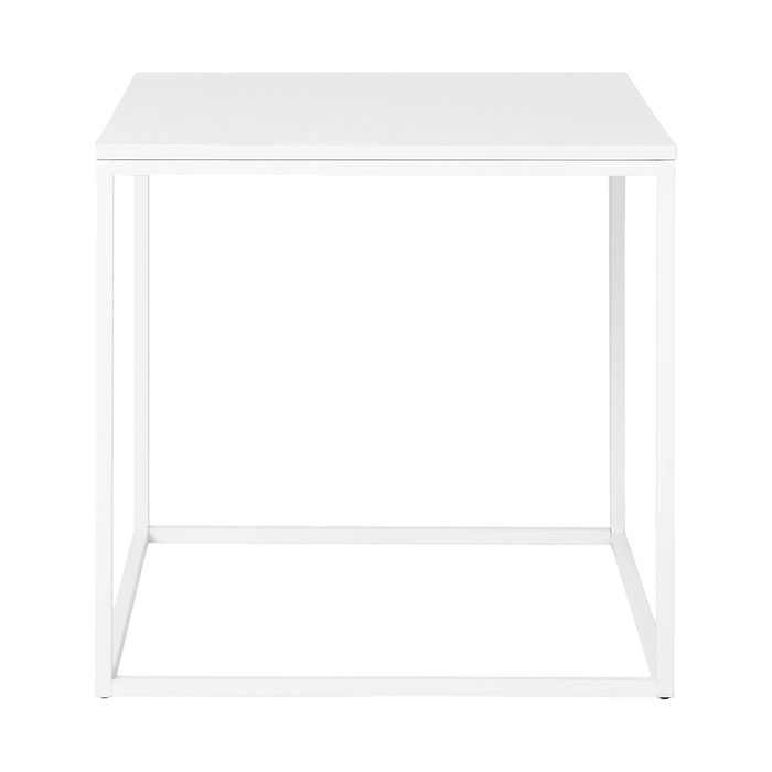 Artichok Karen Vierkante Houten Bijzettafel - Wit