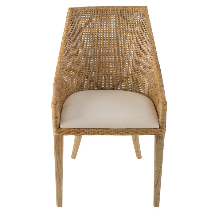 Calicosy - Rieten ligstoel H 88 cm - JULIE - Hout