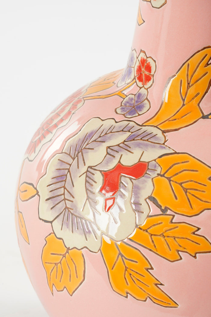 Mica Decorations Eloise Vaas - H36 x Ø22 cm - Keramiek - Roze