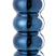 J-Line vaas Rups - glas - blauw - 30 cm hoog