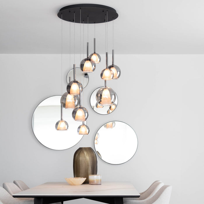 Atmooz Hanglamp Woonkamer Zwart Glas Saigon