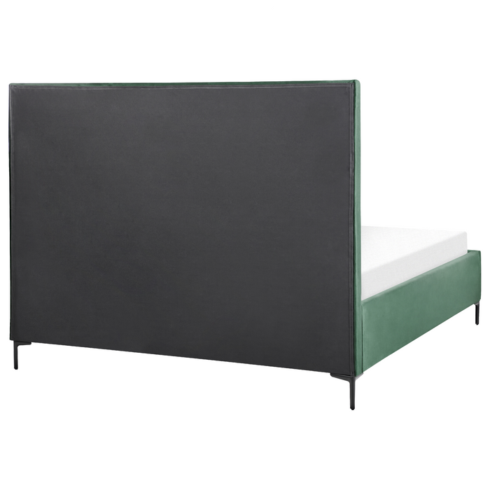 Beliani-SEZANNE -Bed met opbergruimte-Donkergroen-180 x 200 cm-Fluweel