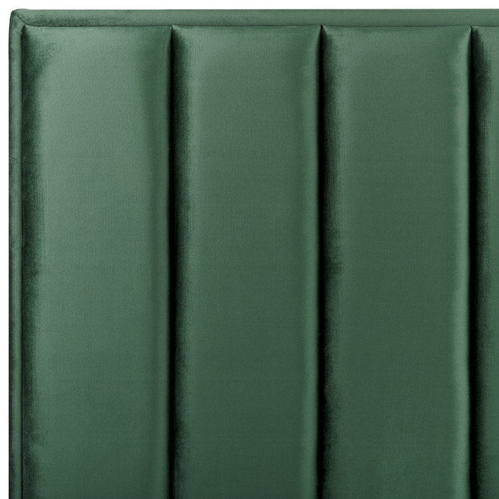 Beliani-SEZANNE -Bed met opbergruimte-Donkergroen-180 x 200 cm-Fluweel