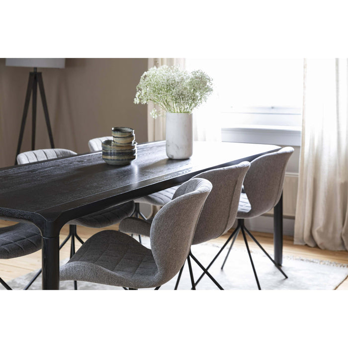 Zuiver OMG Eetkamerstoelen  Licht Grijs - Set van 2