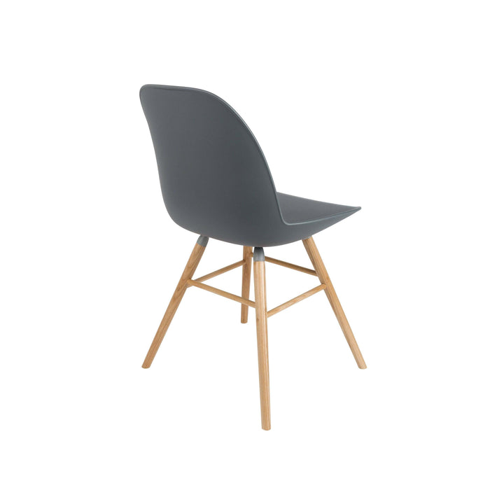 Zuiver Albert Kuip Eetkamerstoelen  Donkergrijs - Set van 2