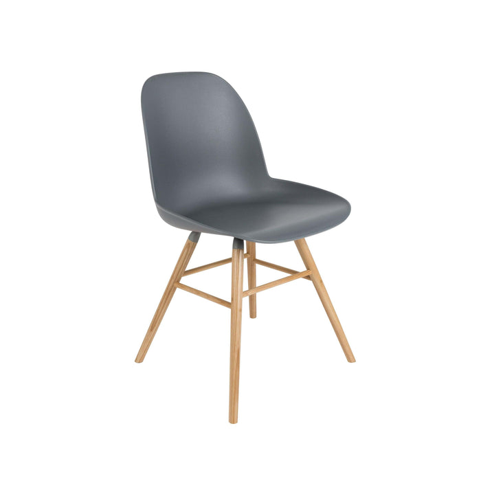 Zuiver Albert Kuip Eetkamerstoelen  Donkergrijs - Set van 2