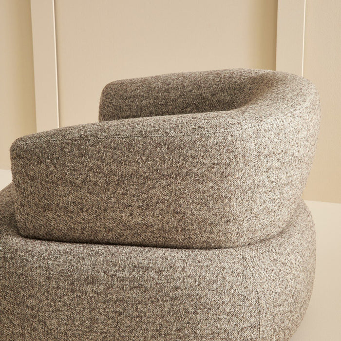 Calicosy - Draaistoel in bruin stof REGIS - Bruin