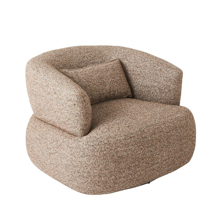 Calicosy - Draaistoel in bruin stof REGIS - Bruin