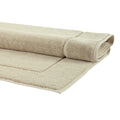 London Badmat Linen | 60 x 100 cm | Beige | Katoen