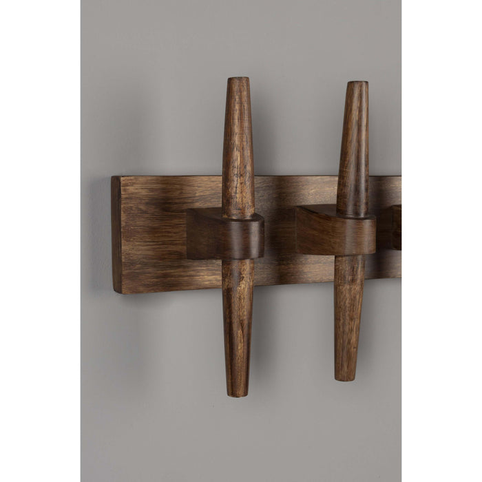 Dutchbone Jakub Kapstok| Wandkapstok Walnoot Hout Bruin