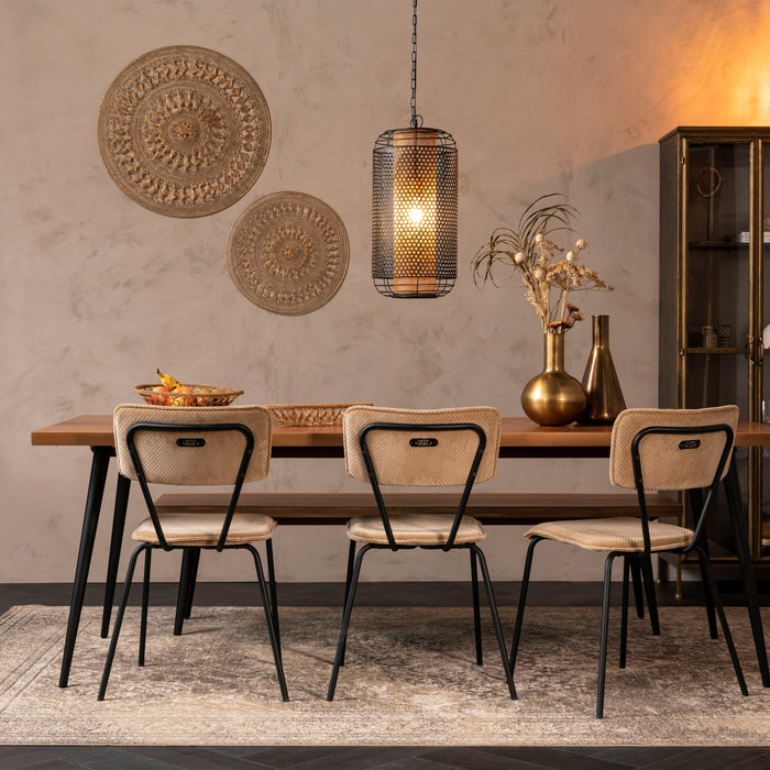 Dutchbone Rugged Vloerkleed 170 x 240 cm - Bruin