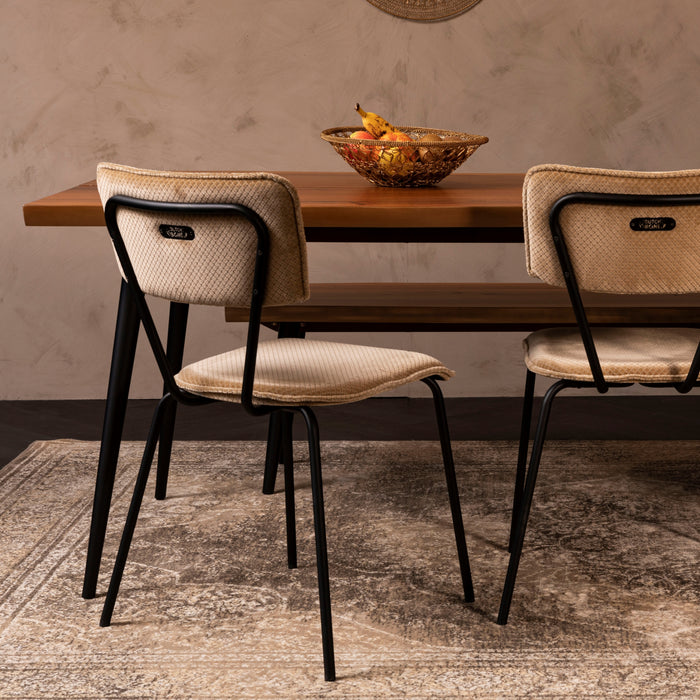 Dutchbone Rugged Vloerkleed 170 x 240 cm - Bruin