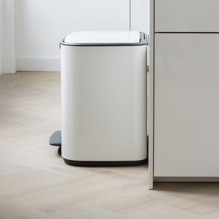 Brabantia Bo Pedaalemmer 3 x 11 L  - Wit