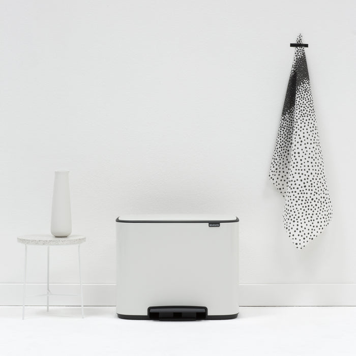Brabantia Bo Pedaalemmer 3 x 11 L  - Wit